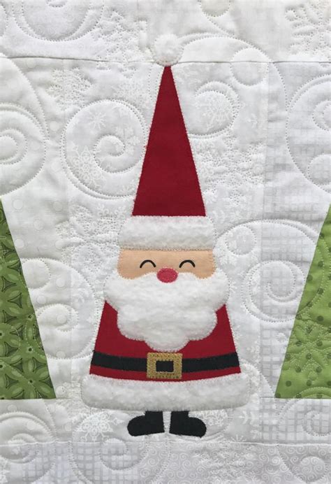 Santa In The Trees Quilt Pattern Craftsy Tree Quilt Pattern