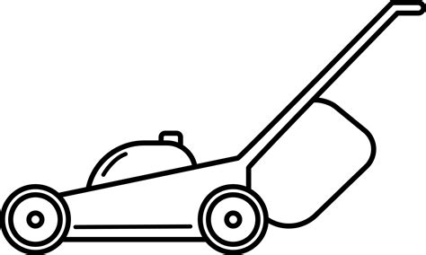 Lawn Mower Coloring Page Colouringpages