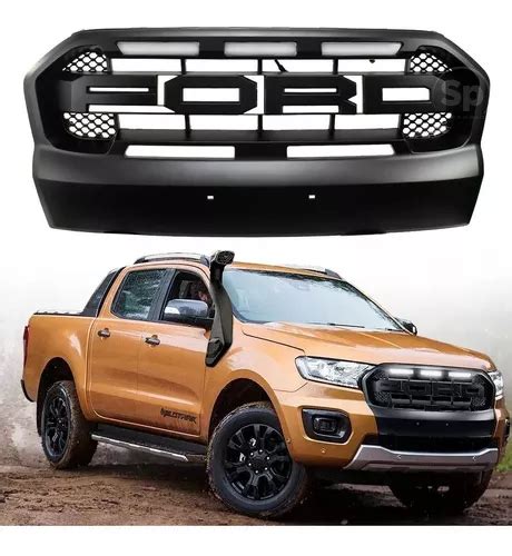 Parrilla Frontal Para Ford Ranger Tipo Raptor Completa Meses Sin