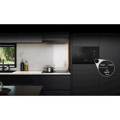 მიკროტალღური ღუმელი Samsung MS23A7013AB/BW, 23L, 800W, Built-in ...