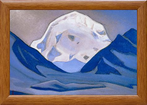 Кайлас. 1946. Н.К.Рерих. Репродукция в раме