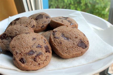 Mini Biscoitos de Chocolate Iguaria Receita e Culinária