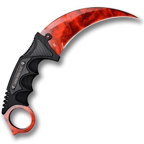 Faca Fadecase Karambit Ruby