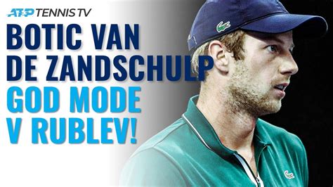 Botic Van de Zandschulp GOD MODE to Beat Rublev! | St Petersburg 2021 ...