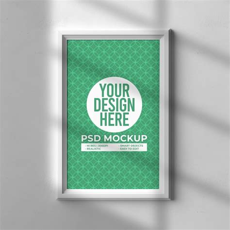 Premium Psd Psd Simple Photo Frames Mockup