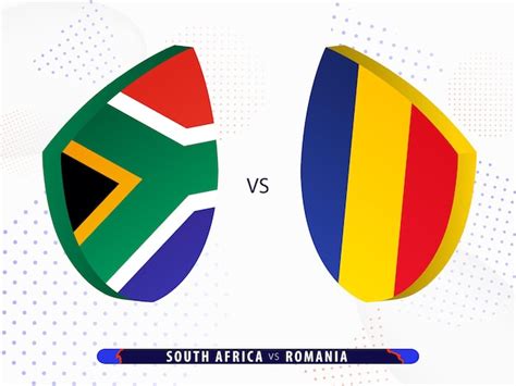 Premium Vector | South Africa and Romania rugby match international ...