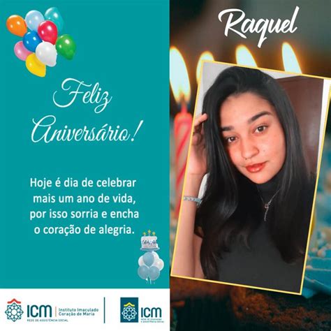 Feliz AniversárioViva a vida Instituto Coração de Maria Rede ICM