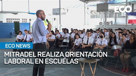 Mitradel Realiza Programa Orienta Panam En Escuelas Econews Youtube