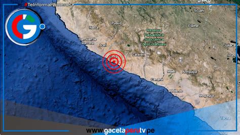 Sismo de Magnitud 6 3 Estremece Chala y Arequipa Gaceta Perú TV