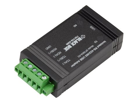 Black Box Usb To Rs422 485 Converter With Opto Isolation Sp390a R3