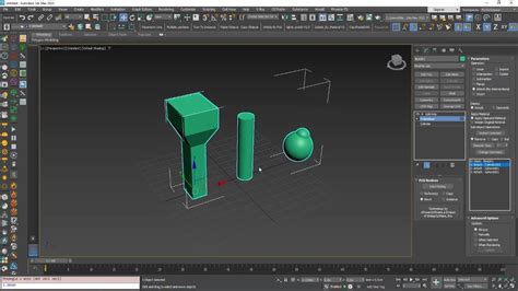 Ds Max Tip Attach Geometry With Proboolean Youtube