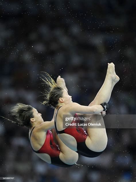 Canadas Meaghan Benfeito And Roseline Filion Competed In The Womens