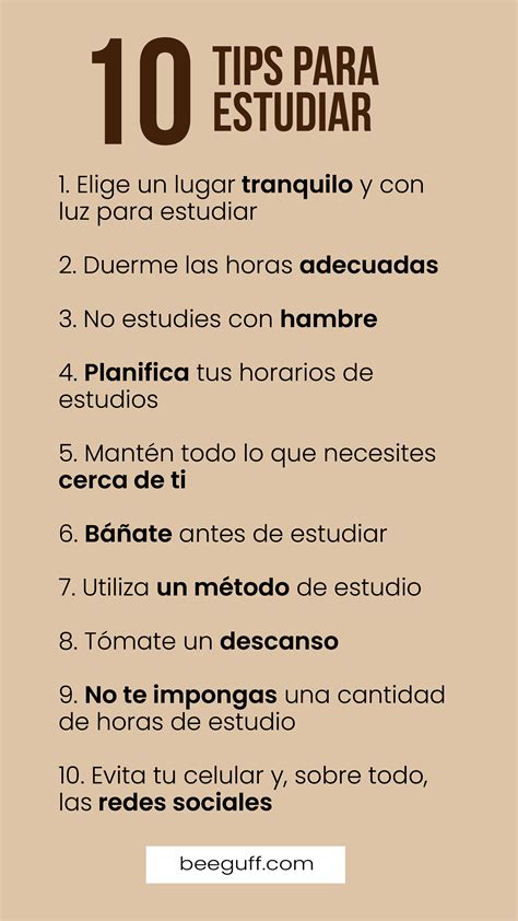 10 Tips Para Estudiar Artofit