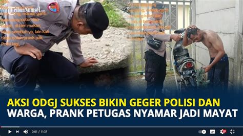 Viral Aksi ODGJ Di Bogor Sukses Bikin Geger Polisi Dan Warga Prank