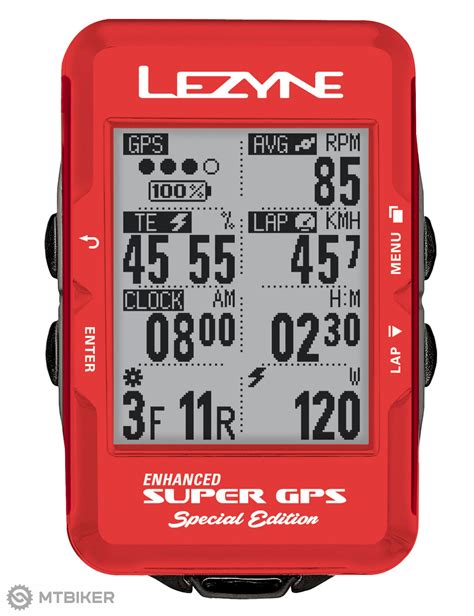 Lezyne Super GPS SE Red navigácia MTBIKER Shop