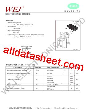 SOT 23 Datasheet PDF SHENZHEN YONGERJIA INDUSTRY CO LTD