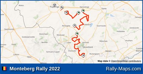 Streckenverlauf Monteberg Rally Rallyekarte De