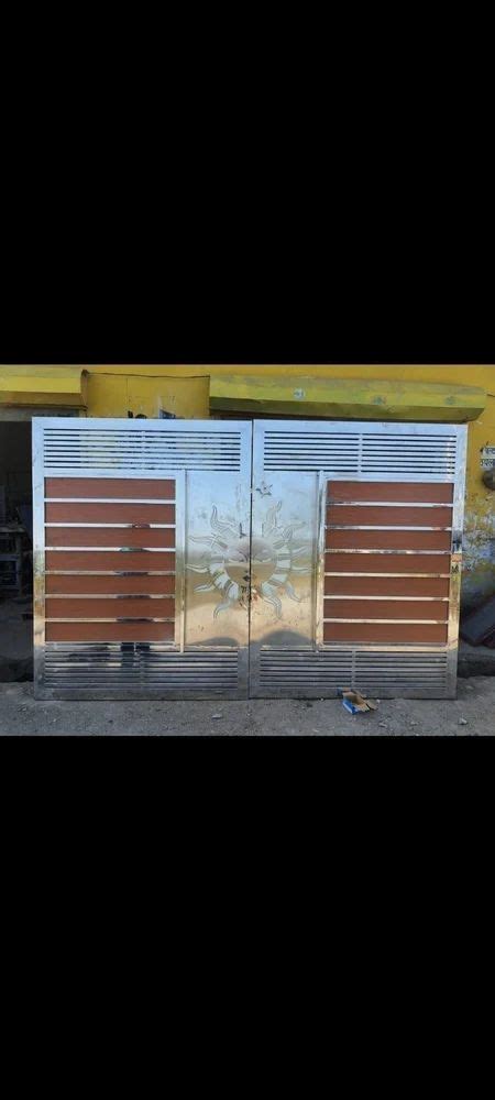 Modern Stainless Steel Ss Main Gate For Home At Rs 1150 Sq Ft In