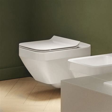 Cersanit Crea Square Wand-Tiefspül-WC mit WC-Sitz - SZCZ1002343121 ...