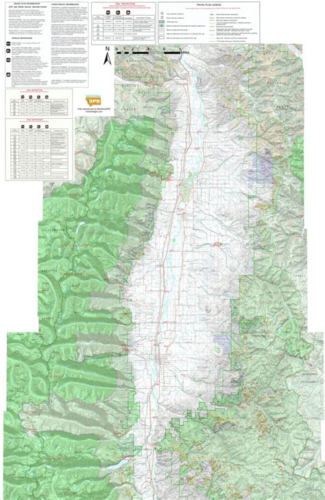 Bitterroot National Forest Map - Real Map Of Earth