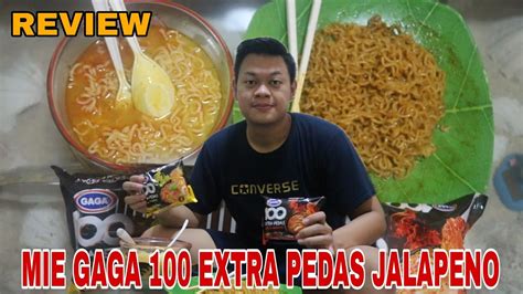 Mie Gaga Extra Pedes Kuah Goreng Jalapeno Level Review Youtube