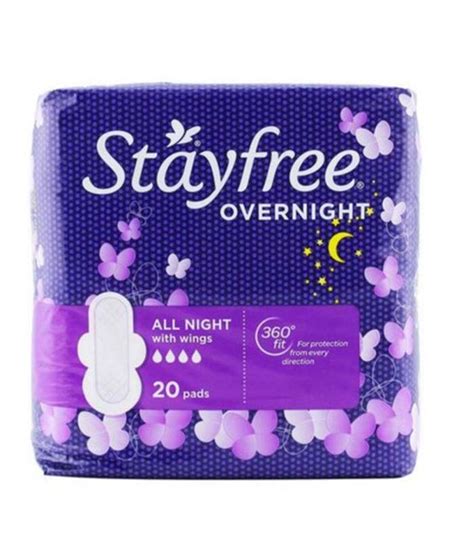 Stayfree Overnight With Wings 20 Pads