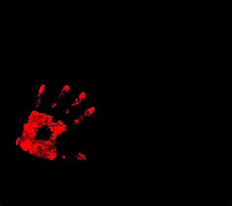 Bloody Hand Wallpaper Woodslima