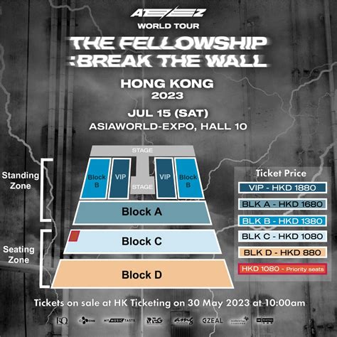 2023 Ateez World Tour [the Fellowship Break The Wall] In Hong Kong