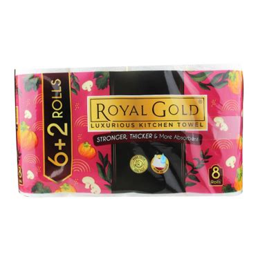 Royal Gold Kitchen Towel Tissue 8 Roll Myb2b My