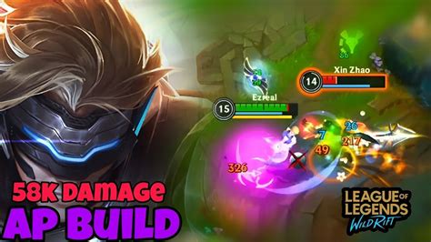 Wild Rift Ezreal Ap Build Ezreal Vs Lux Mid Lane Season Youtube