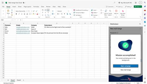 voilà you ve sent your first email campaign from mailmeteor