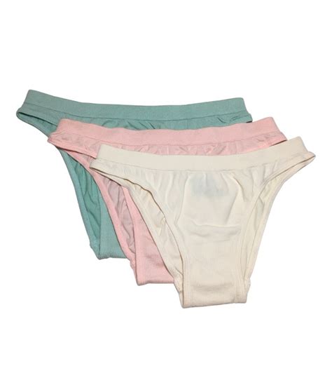 Kit Calcinhas Tangas Trifil C Verde Amarelo Rosa Lingerie Br