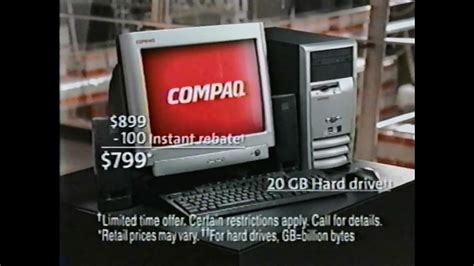 Compaq Computer Ad Shown In Youtube