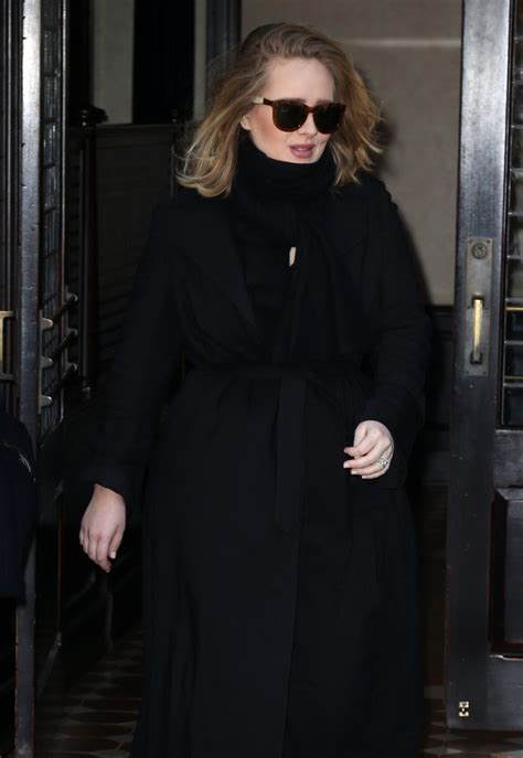 Photo La chanteuse Adele à la sortie de son hôtel à New York Le 17