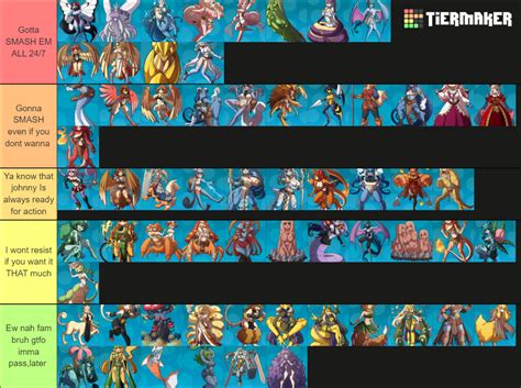 Smash Or Pass Monster Girl Pokémons Tier List Community Rankings Tiermaker