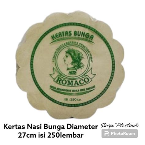 Jual Kertas Alas Piring Rotan Merk Romaco Hijau Isi 250 Lembar Kertas