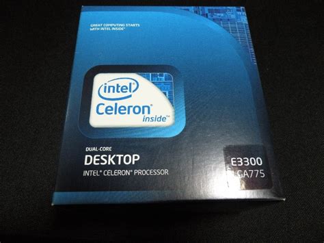 Celeron Dual-Core E3300 BOX | Intel CPU - PC自作・PCパーツ・ソフト
