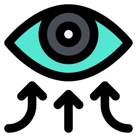 Icono De Ojos Generic Outline Color