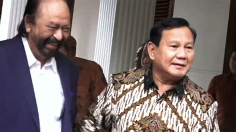 Surya Paloh Temui Prabowo Di Kertanegara