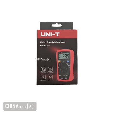 UNI-T UT33A+ Digital Multimeter - Chinahub.lk