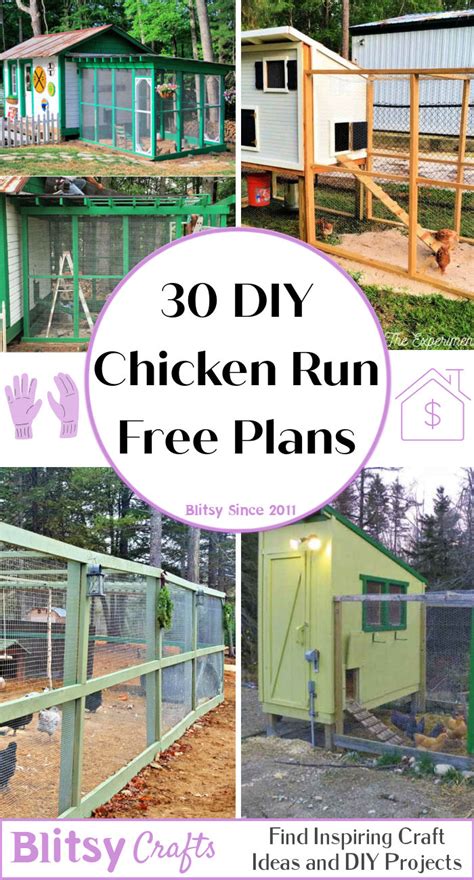 DIY Chicken Run Plans to Build - Blitsy