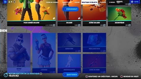 BOUTiQUE FORTNiTE BATTLE ROYALE LE Jeudi 16 février 2023 YouTube