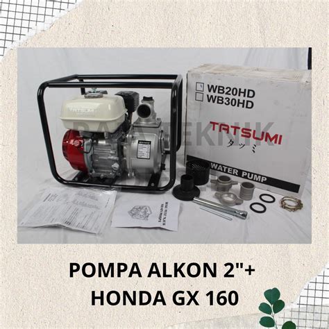 Jual MESIN POMPA AIR SAWAH IRIGASI ALKON WATER PUMP HONDA GX 160 2 INCH