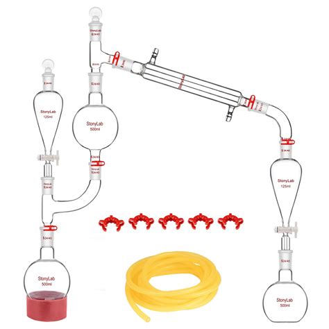 Stonylab Ml Essential Oil Distillation Kit Borosilicate Glass