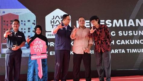 Hari Perumahan Nasional Anies Resmikan Kampung Susun Produktif Tumbuh