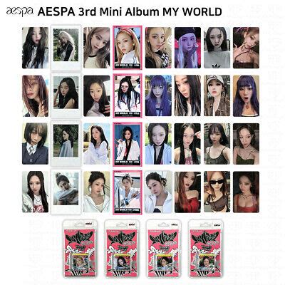 Aespa Rd Mini Album My World Official Photocard Karina Winter Ningning