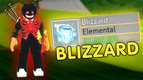 WOW! BLIZZARD Is IN STOCK! Blox Fruits - YouTube