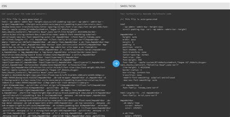 オンライン上でCSSからSassScssに変換する方法