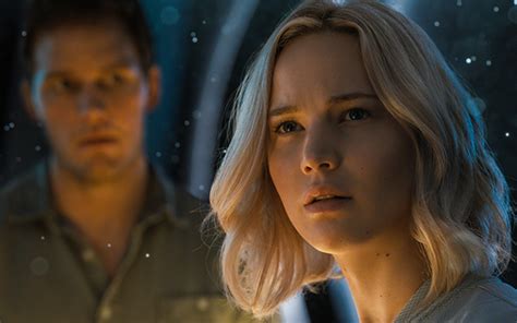 Movie Review Pratt And Lawrence Add Heat To Mushy Sci Fi Romance Of Passengers Parade