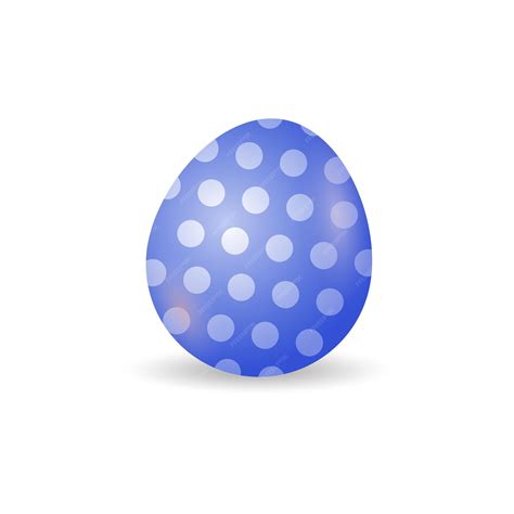 Premium Vector Easter Egg Colorful Happy Easter Festival Painted Egg Isolated On White